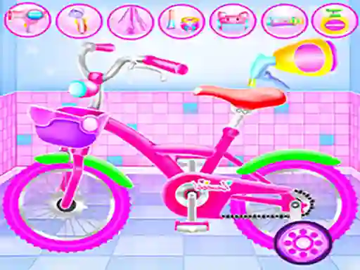 Joc Girl Bike Fix & Washing Salon en línia