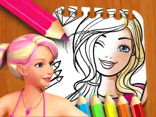 Joc Barbie Doll Coloring Book en línia