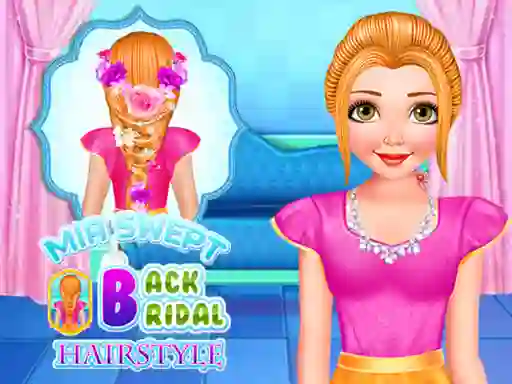 Joc Mia Swept Back Bridal Hairstyle en línia
