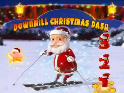 Joc Downhill Christmas Dash en línia