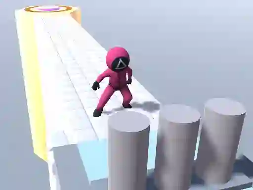 Joc Squid Gamer Runner Obstacle en línia