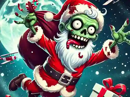 Joc Flappy Zombie Santa Christmas Game en línia