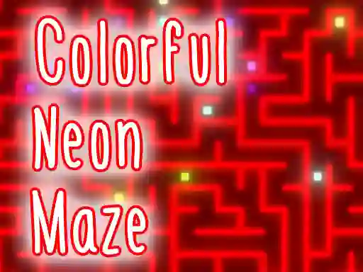 Joc Colorful Neon Maze en línia