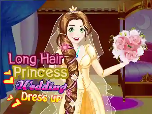 Joc Long Hair Princess Wedding Dress up en línia