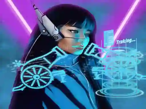 Joc Neon Cannon en línia