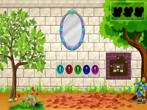 Joc White Brick Backyard Escape en línia