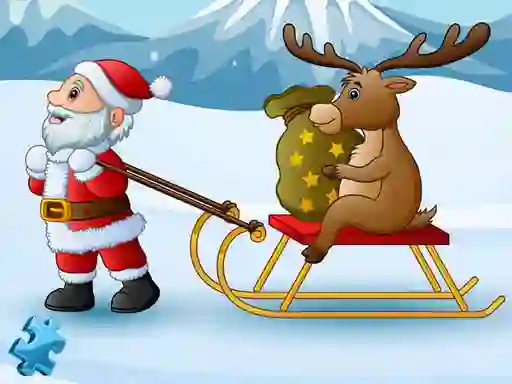 Joc Funny Santa Jigsaw en línia
