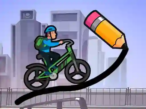 Joc Draw The Bike Bridge en línia