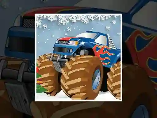 Joc Winter Monster Truck Puzzles en línia