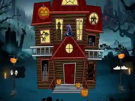 Joc Halloween Magic Lady Escape en línia