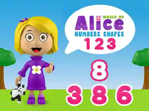 Joc World of Alice Numbers Shapes en línia