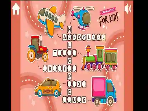 Joc Crossword for Kids en línia