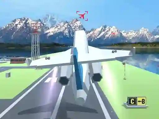 Joc Polygon Flight Simulator en línia