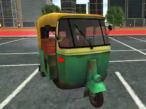 Joc TukTuk Rickshaw City Driving Sim en línia