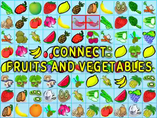 Joc Connect Fruits and Vegetables en línia