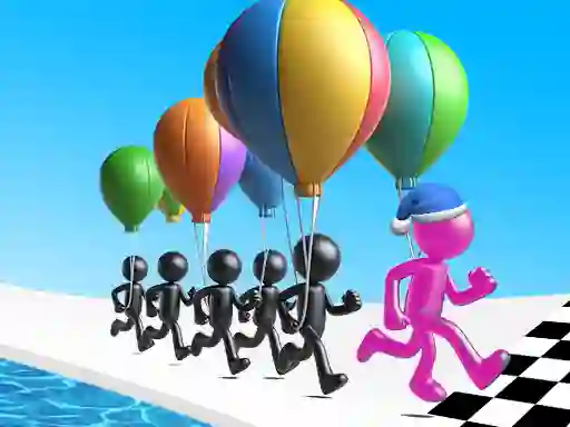 Joc Ballon Race 3D en línia
