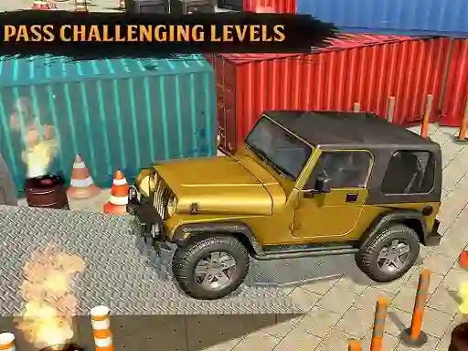 Joc Classic Real 4x4 Jeep Parking Drive Game en línia
