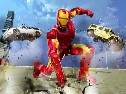 Joc Flying Iron Hero en línia