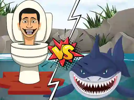 Joc Hungry Shark Vs Skibidi en línia