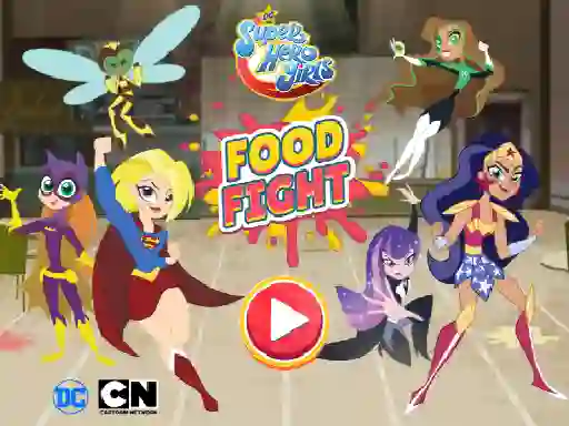Joc DC Super Hero Girls Food Fight en línia