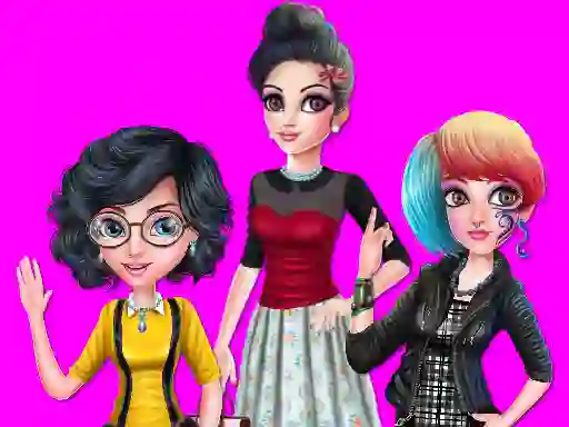 Joc College Girl Squad Fashion Dressup en línia