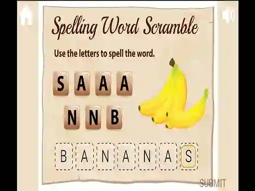 Joc Spelling Word Scramble en línia