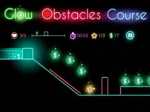 Joc Glow obstacle course en línia