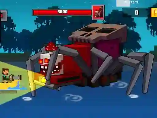 Joc Pirate Block Craft Monster Shooter en línia