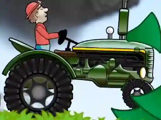 Joc Tractor Driving Hill Climb 2D en línia