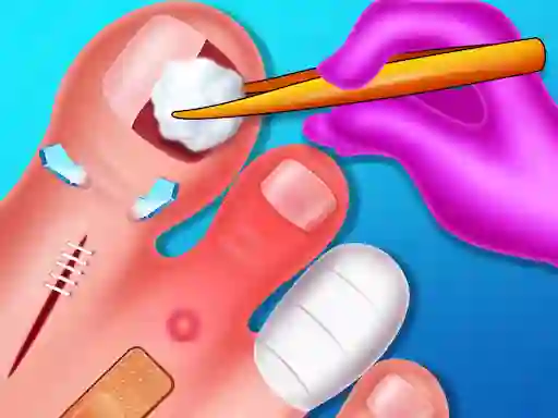Joc Funny Nail Doctor en línia