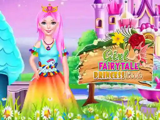 Joc Girl Fairytale Princess Look en línia