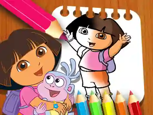 Joc Dora the Explorer the Coloring Book en línia