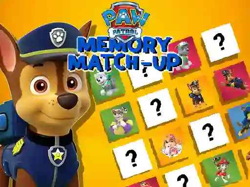 Joc Paw Patrol Memory Match Up en línia
