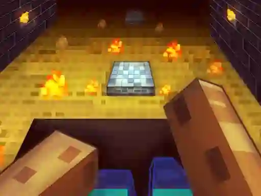 Joc Parkour in the cave 3D en línia