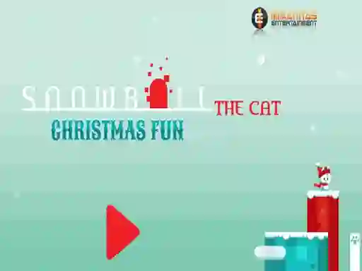 Joc Snowball The Cat Christmas Fun en línia