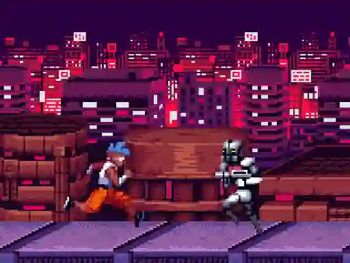 Joc Endless Cyberpunk Runner en línia