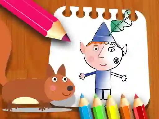 Joc Ben Hollys Coloring Book en línia