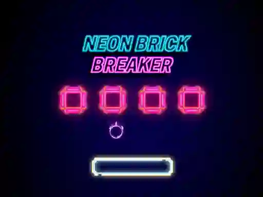 Joc Neon Brick Breaker en línia