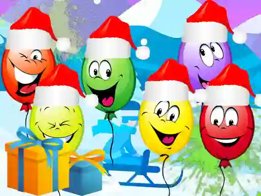 Joc Christmas Balloons Bursting en línia
