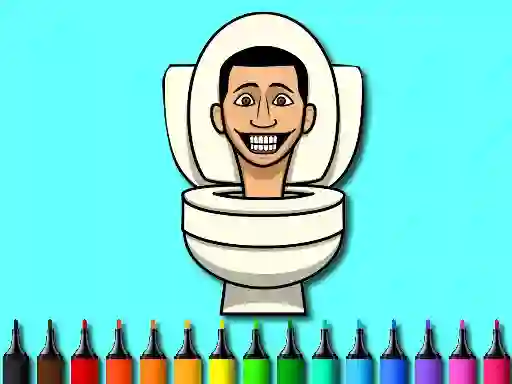 Joc Color Skibidi Toilet en línia
