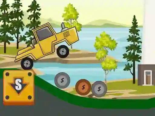 Joc Hill Climb Tractor 2D en línia