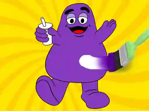 Joc Grimace Shake Coloring Book en línia