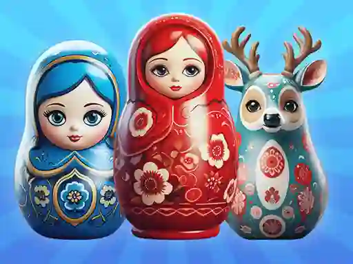 Joc Sort by Matryoshka Shelves! en línia