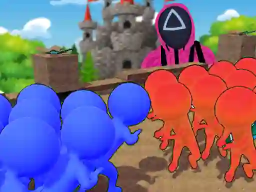 Joc Squid Game Crowd Pusher en línia
