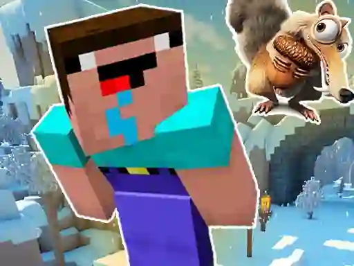 Joc Noob Parkour: Snow Age en línia