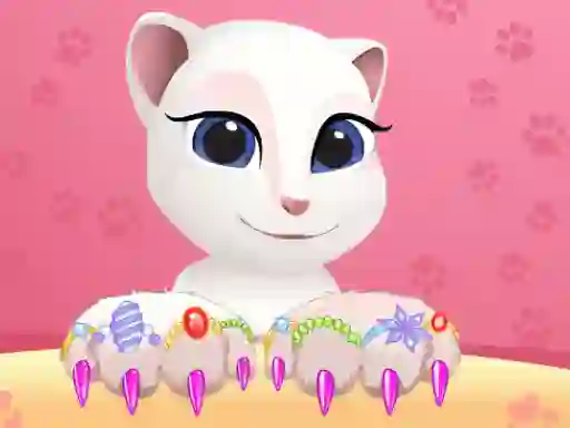 Joc Talking Tom Angela Great Manicure en línia