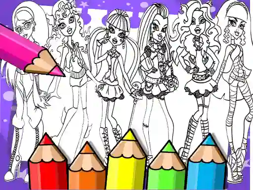 Joc Monster High Coloring Book en línia