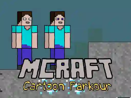Joc Mcraft Cartoon Parkour en línia