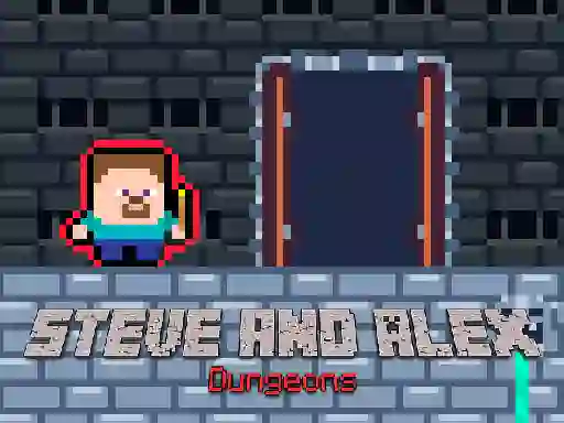 Joc Steve and Alex Dungeons en línia