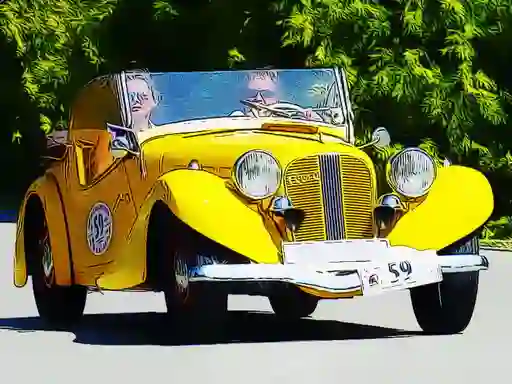 Joc Old Cars Puzzle en línia